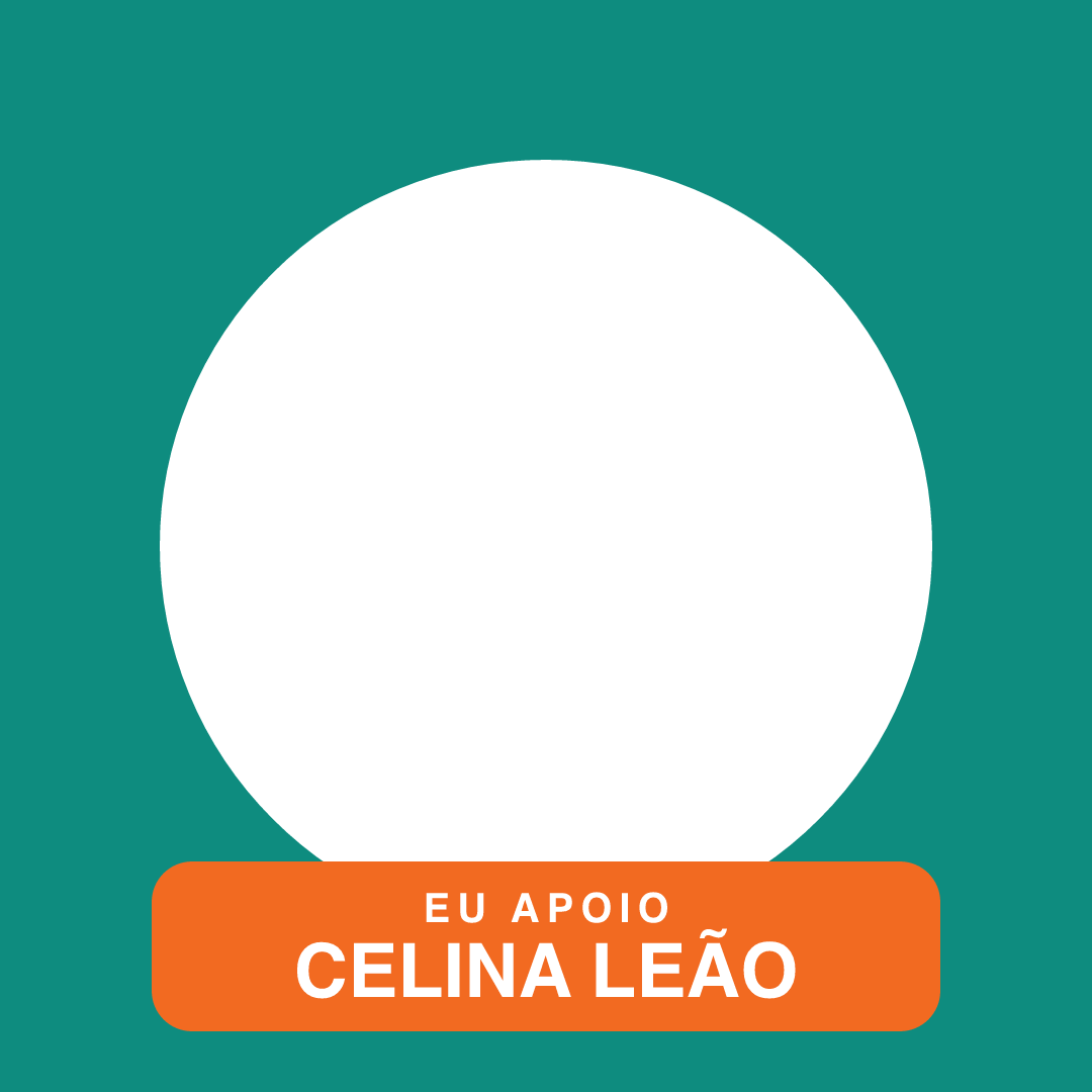 Moldura Eu Apoio Celina Leão
